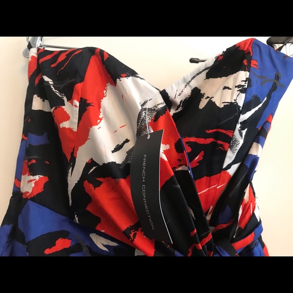 French Connection Summer strapless dress - Picture 3 of 5